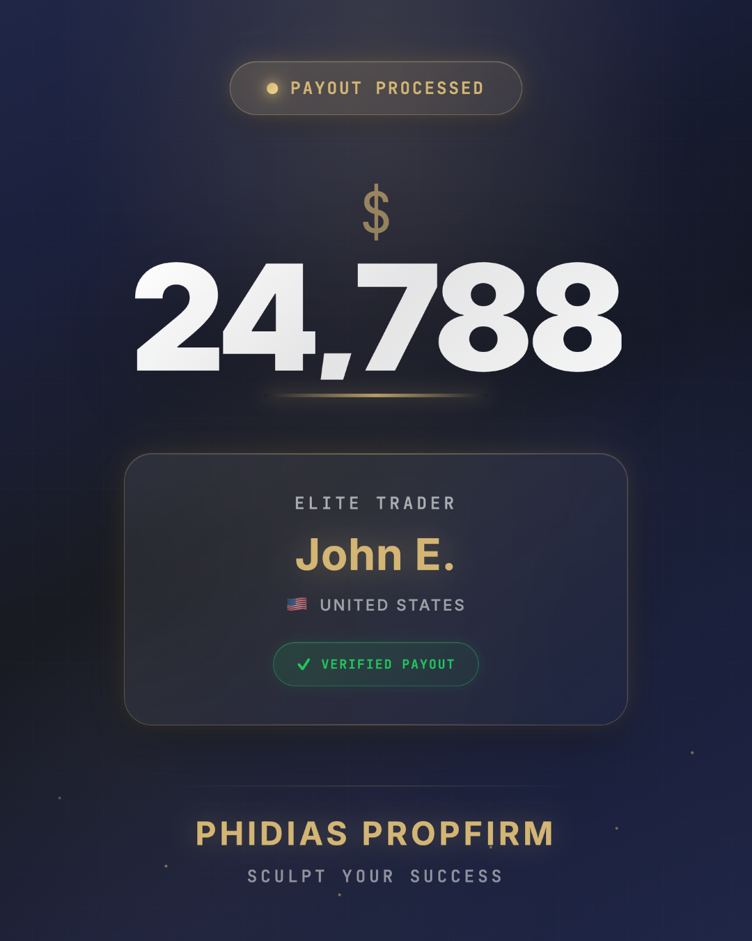 John $24,788 payout