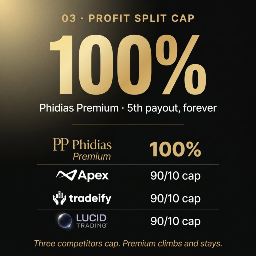 100 profit split